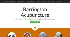 Desktop Screenshot of barringtonacupuncture.com